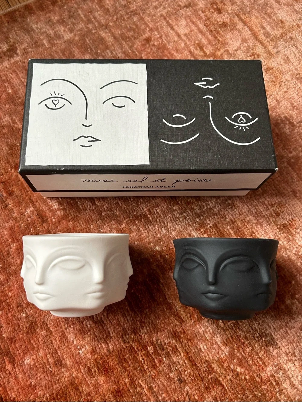 Jonathan Adler pair sculpted
